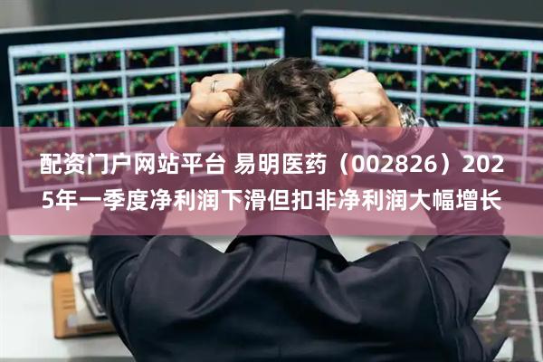 配资门户网站平台 易明医药（002826）2025年一季度净利润下滑但扣非净利润大幅增长