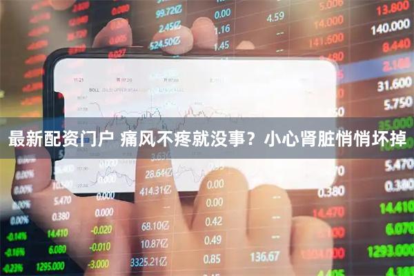 最新配资门户 痛风不疼就没事？小心肾脏悄悄坏掉